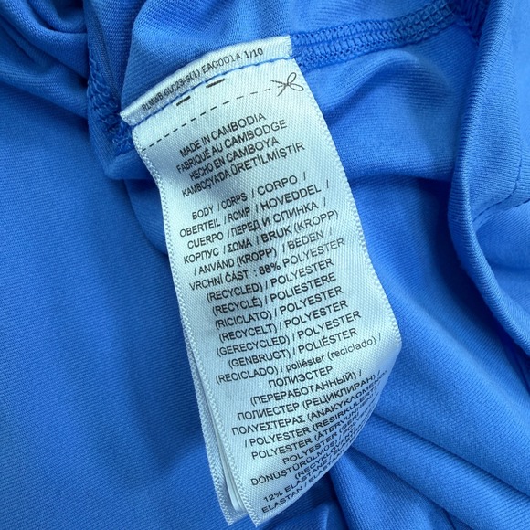 Polo Golf Men's Ralph Lauren Performance Quarter Zip Pullover Size Medium Blue - Picture 9 of 9